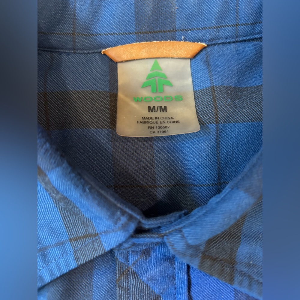 Men’s WOODS Blue Buffalo Plaid